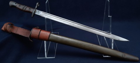 US Model 1917 Bayonet with Home Guard Frog, by Remington 1917 - 01
